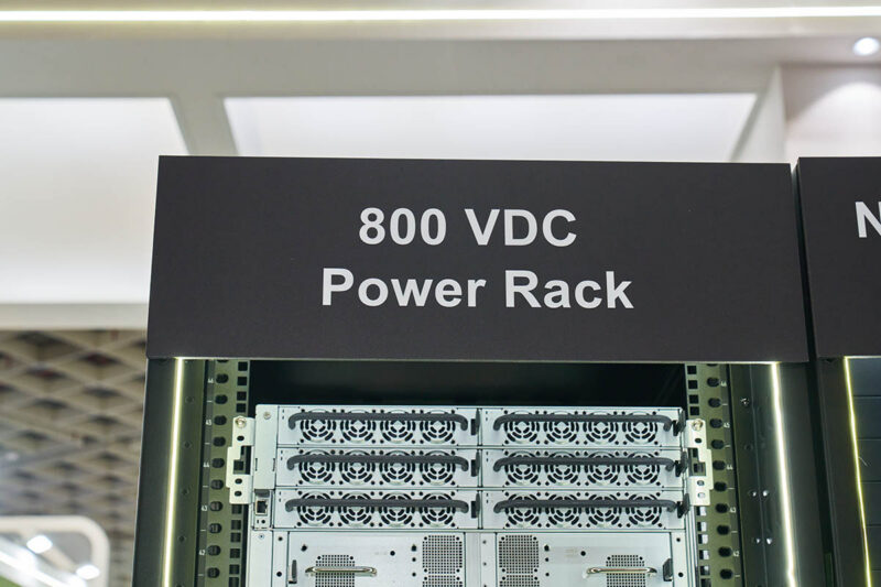 Wiwynn Booth Computex 2026 800VDC Power Rack Top