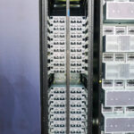 Wiwynn TE Connectivity Liquid Cooled 800V DC Busbar Rack Rear