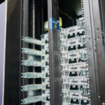 Wiwynn TE Connectivity Liquid Cooled 800V DC Busbar Rack Rear Top
