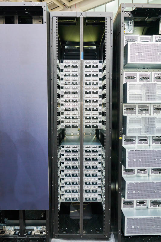 Wiwynn TE Connectivity Liquid Cooled 800V DC Busbar Rack Rear