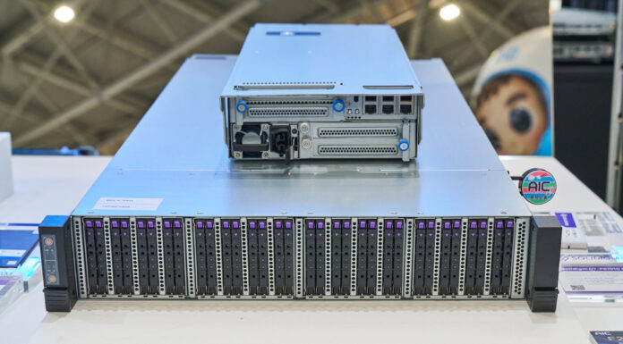 AIC Gets Flashy with 32 SSD Bay JBOF Server for Key Value Caching AIC F2032 01 G6 JBOF Server