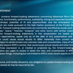 AMD AAI 2026 Keynote Cautionary Statement