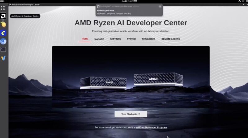 AMD Ryzen AI Halo Debian 12 AMD Ryzen AI Developer Center 1