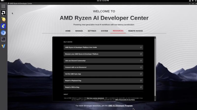 AMD Ryzen AI Halo Debian 12 AMD Ryzen AI Developer Center 3 Resources