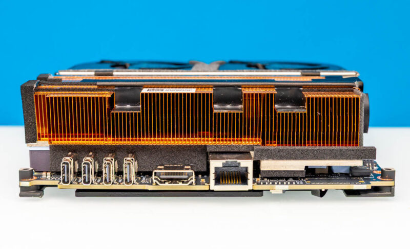 AMD Ryzen Halo AI Developer Workstation Board Out Heatsink Port Side