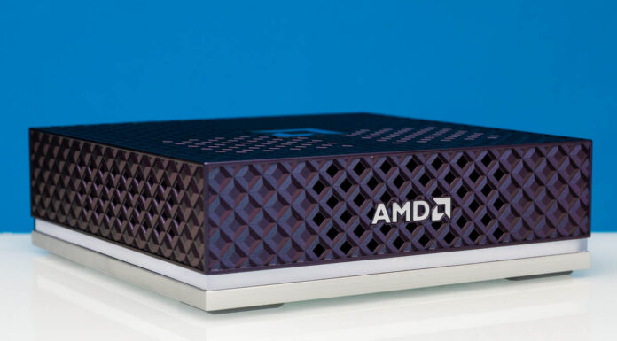 AMD Ryzen AI Halo Developer System Review AMD Goes for Local AI AMD Ryzen Halo AI Developer Workstation Front Angle 2