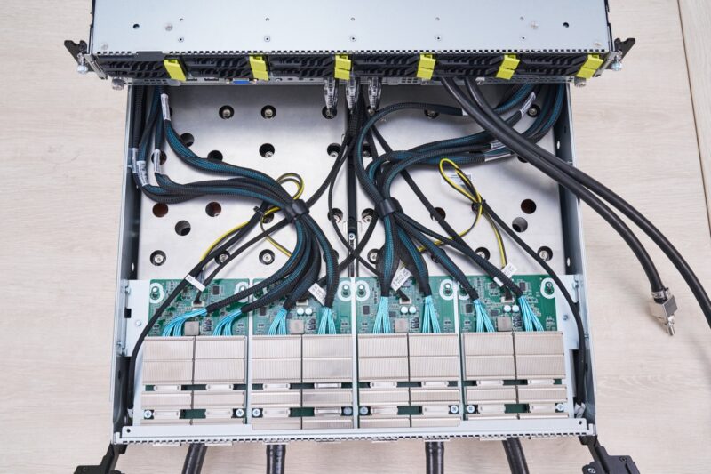 ASRock Rack 4U16X GNR2 DLC GPU Tray Cold Pates And OSFP Cage Heatsinks Large