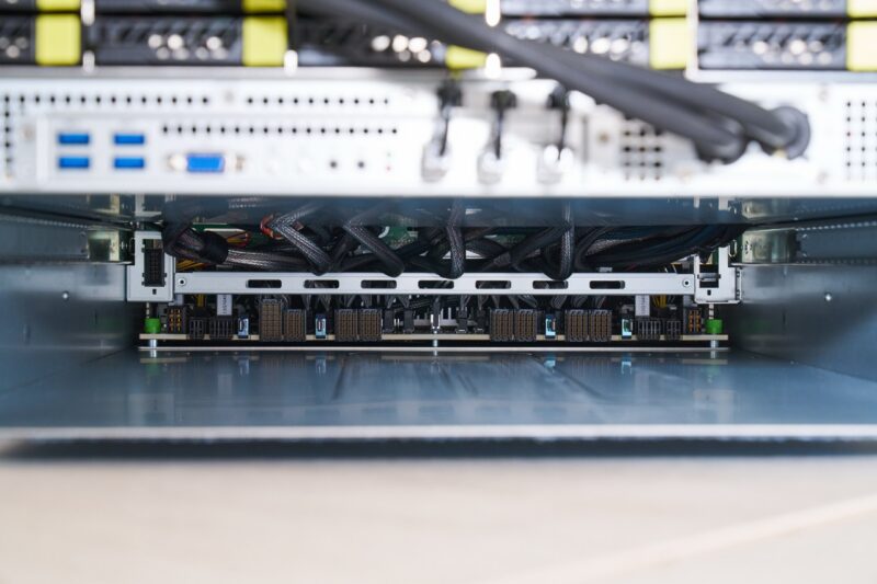ASRock Rack 4U16X GNR2 DLC GPU Tray Internal Connectors Large