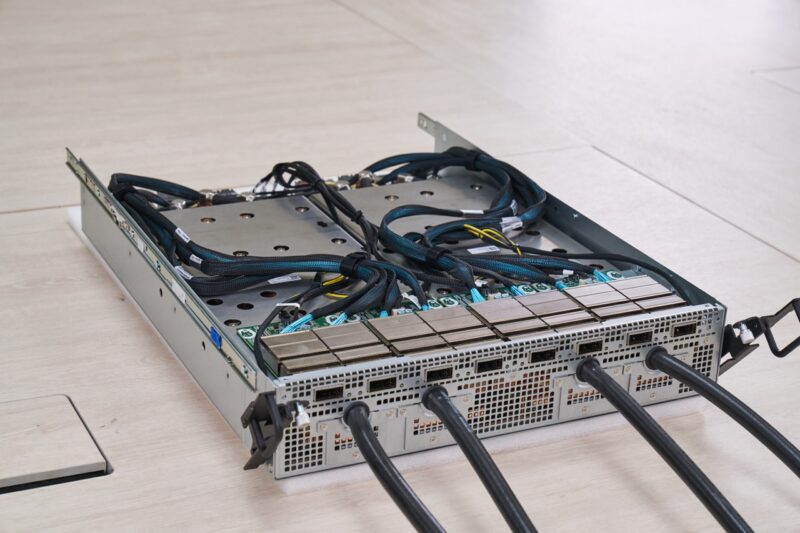 ASRock Rack 4U16X GNR2 DLC GPU Tray Out Large