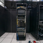 ASUS AI RD Lab Partially Populated NVIDIA NVL72 Rack With Rack Blanking Panels For Airflow