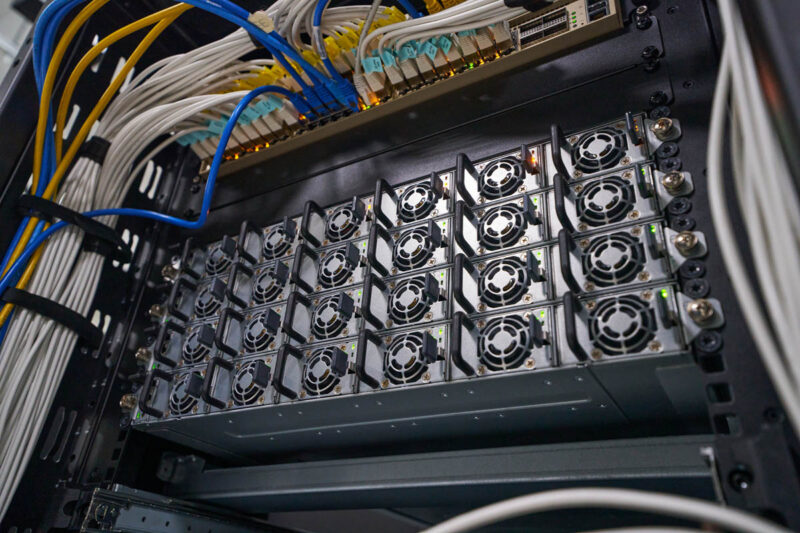 ASUS AI RD Lab Top Power Shelves And Management Switch For NVIDIA NVL72 Rack