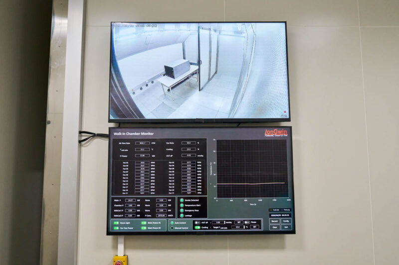 ASUS Walk In Environmental Chamber Monitoring View