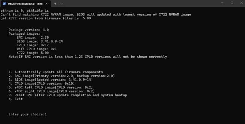 Dell VEP 4600 Update Firmware