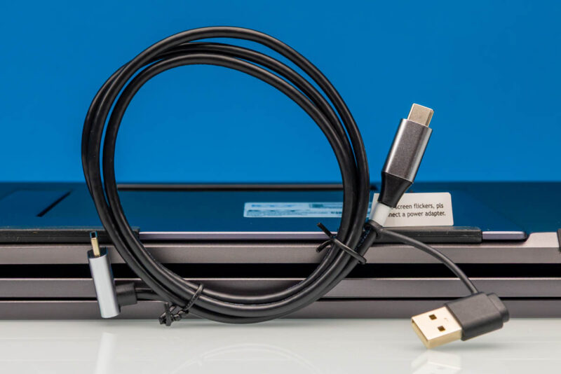 KYY X90D Portable Monitor USB Type C To USB Type C _USB Type A Cable 1