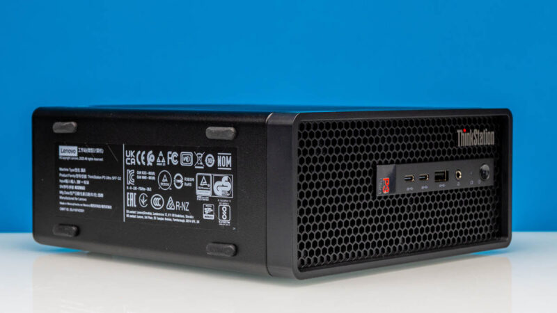 Lenovo ThinkStation P3 Ultra SFF G2 Front Angled 4