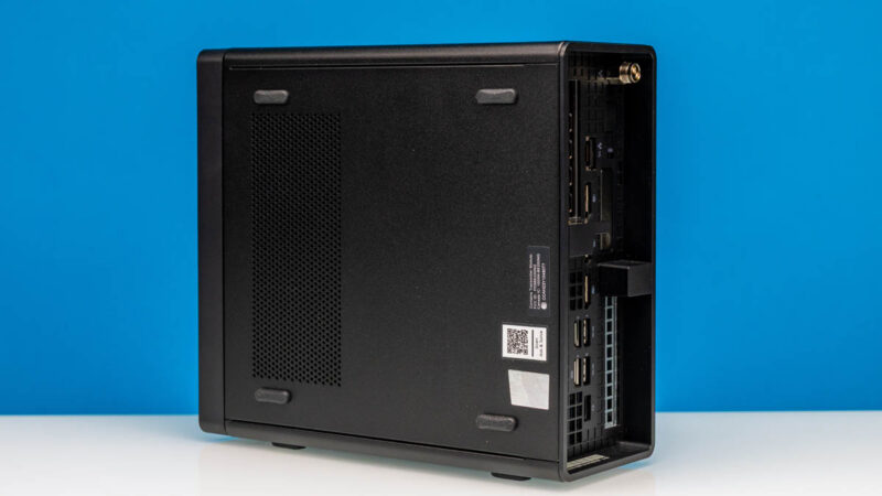Lenovo ThinkStation P3 Ultra SFF G2 Rear Angled 1