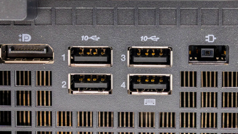 Lenovo ThinkStation P3 Ultra SFF G2 Rear USB A Ports 2
