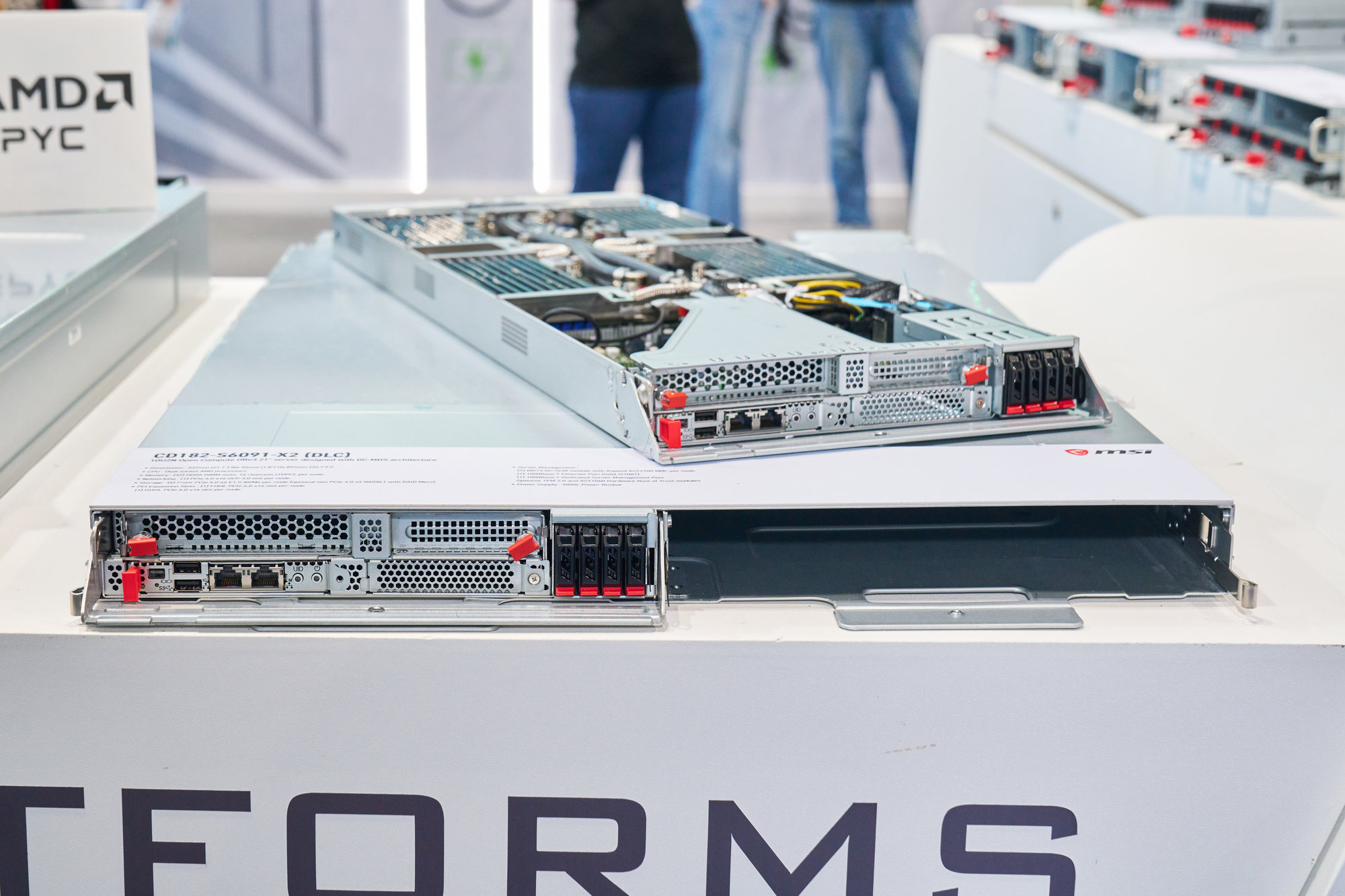 MSI Slyly Shows off an Upcoming DLC AMD EPYC Venice Platform With CD182-S6091-X2 Servers and Racks