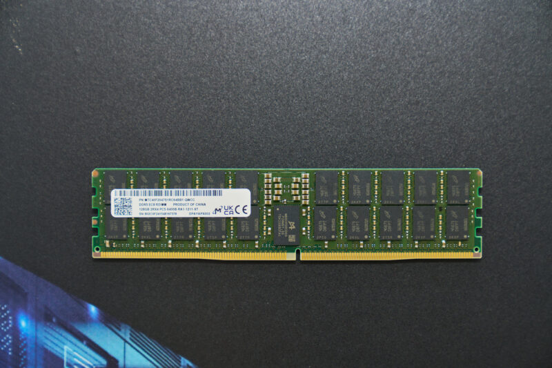 Micron DDR5 RDIMM Close Up