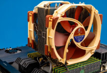 Noctua NH-U14S DX4677 Quick Look With the Intel Xeon 600 Series Noctua NH U14S DX4677 In ASUS Pro WS W890E SAGE SE 5