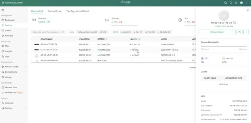Omada EAP772 Adoption