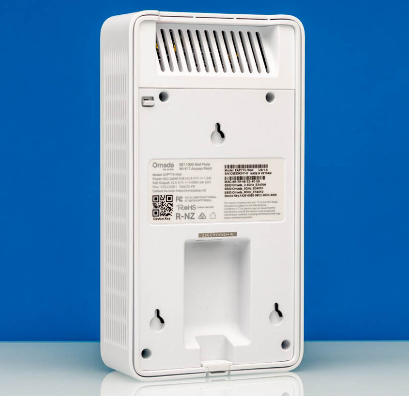 Omada EAP775 Wall Rear Angled 1