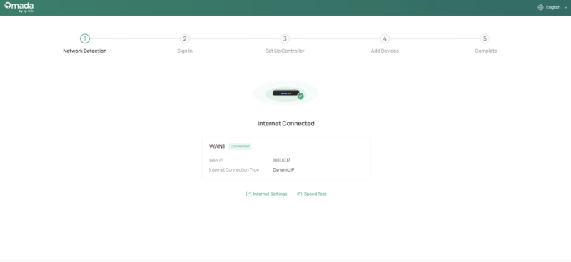 Omada Fusion Gateway 2.5G Setup 1