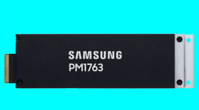 Samsung PM1763 PCIe Gen6 Enterprise SSD in Production Samsung PM1763 Model Cover