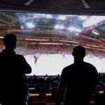 Cosm Los Angeles tour frame at 01:45 showing UFC content on the dome