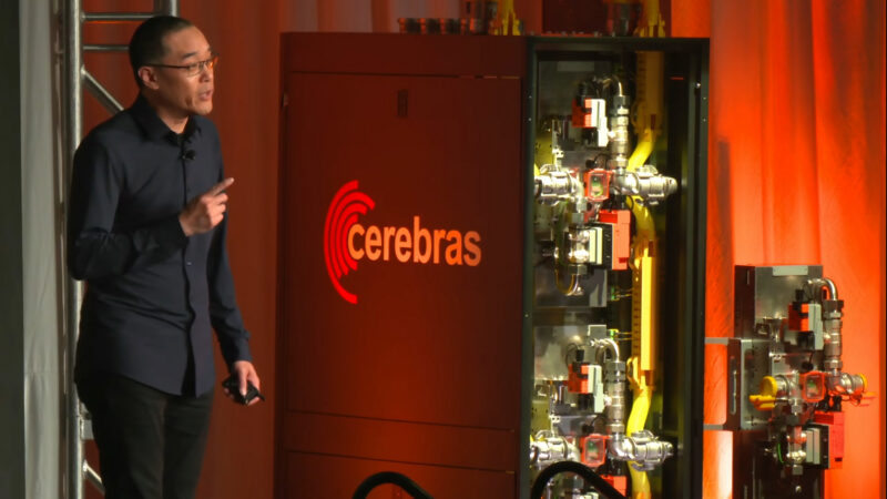 Cerebras Cs 4 Rack Stage Presentation