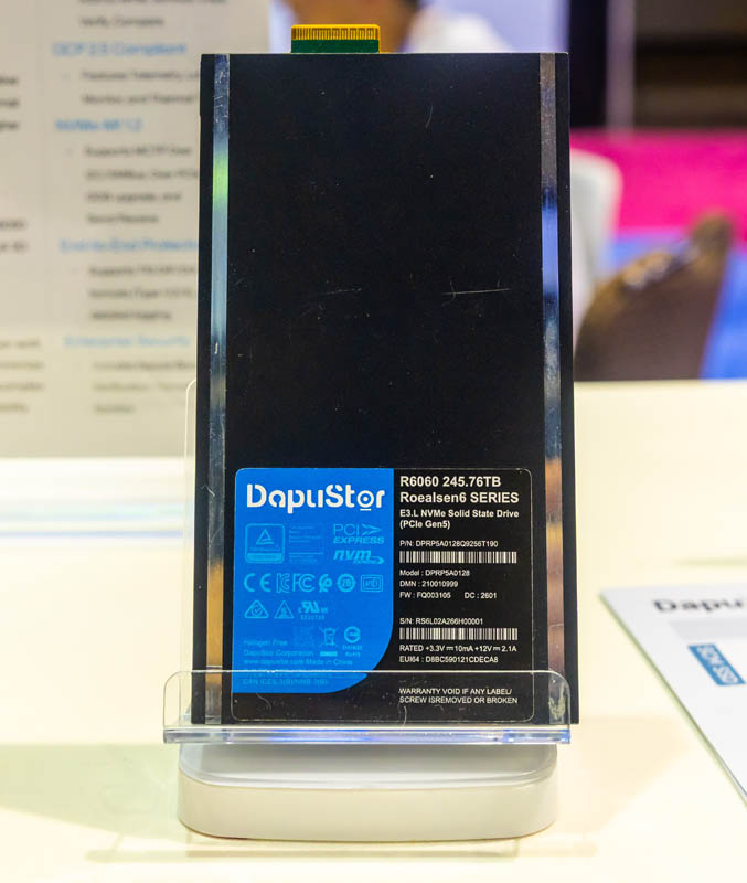 DapuStor R6060 245.76TB Roealsen6 Drive 1