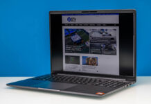 Dell Pro 5 16 (AMD) Laptop Review Dell P516265-Front Angled 3