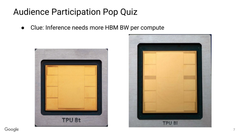Google TPUv8 Hot Chips 2026 Inference Needs More HBM Bandwidth