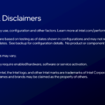 Intel Wildcat Lake Hot Chips 2026 Disclaimers