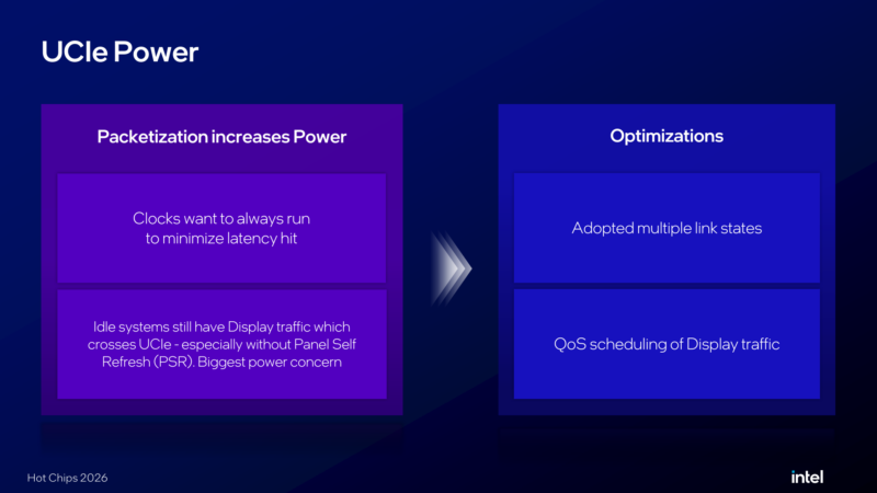 Intel Wildcat Lake Hot Chips 2026 UCIe Power