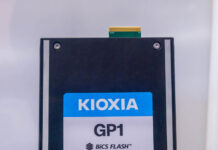 A 10M IOPS Kioxia GP1 SSD Shown Running at FMS 2026 KIOXIA GP1 Series Enterprise NVMe SSD 5