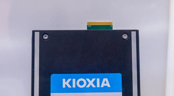 A 10M IOPS Kioxia GP1 SSD Shown Running at FMS 2026 KIOXIA GP1 Series Enterprise NVMe SSD 5