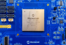 Microchip Switchtec 160-Lane PCIe Gen6 Switch Shown at FMS 2026 with XpressConnect PCIe 6 Retimer Microchip Pfx 160Xg6 Chip 1