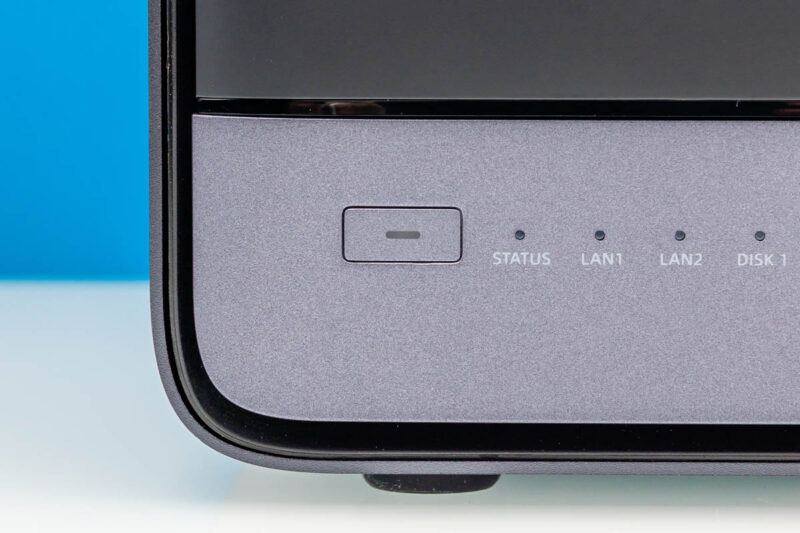 Minisforum N5 MAX 395 Power Button 1