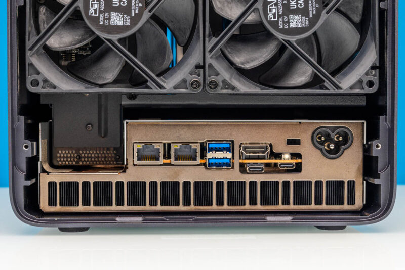 Minisforum N5 MAX 395 Rear IO 1