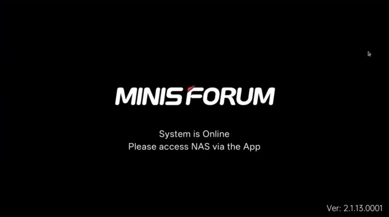 Minisforum N5 Max HDMI Output Default Installation