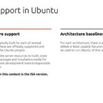 Canonical ISA support in Ubuntu