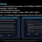 Hot Chips 2026 Samsung LPDDR5X PIM Slide 15 Evaluation Setup