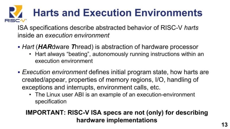 SiFive Harts and Execution Environments