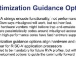 SiFive Optimization Guidance Options