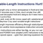 SiFive Variable-Length Instructions Hurt!