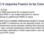 SiFive RISC-V requires Fusion to be Competitive!
