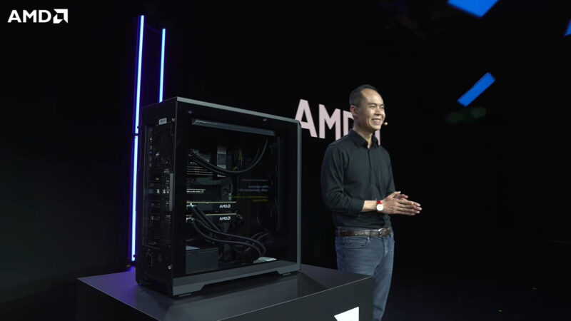 AMD Threadripper Halo Station Side View