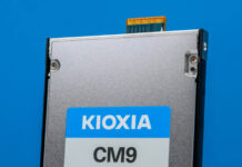 Kioxia CM9-R 15.36TB E3.S NVMe SSD Review KIOXIA CM9 E3.S Enterprise NVMe SSD-Top Angled 1