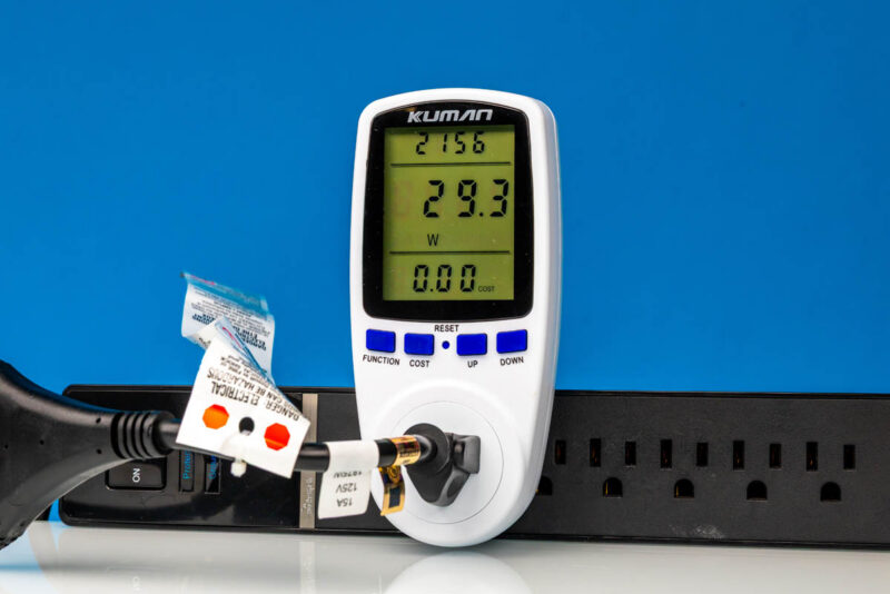 MikroTik CRS804 DDQ-Idle Power Consumption 1
